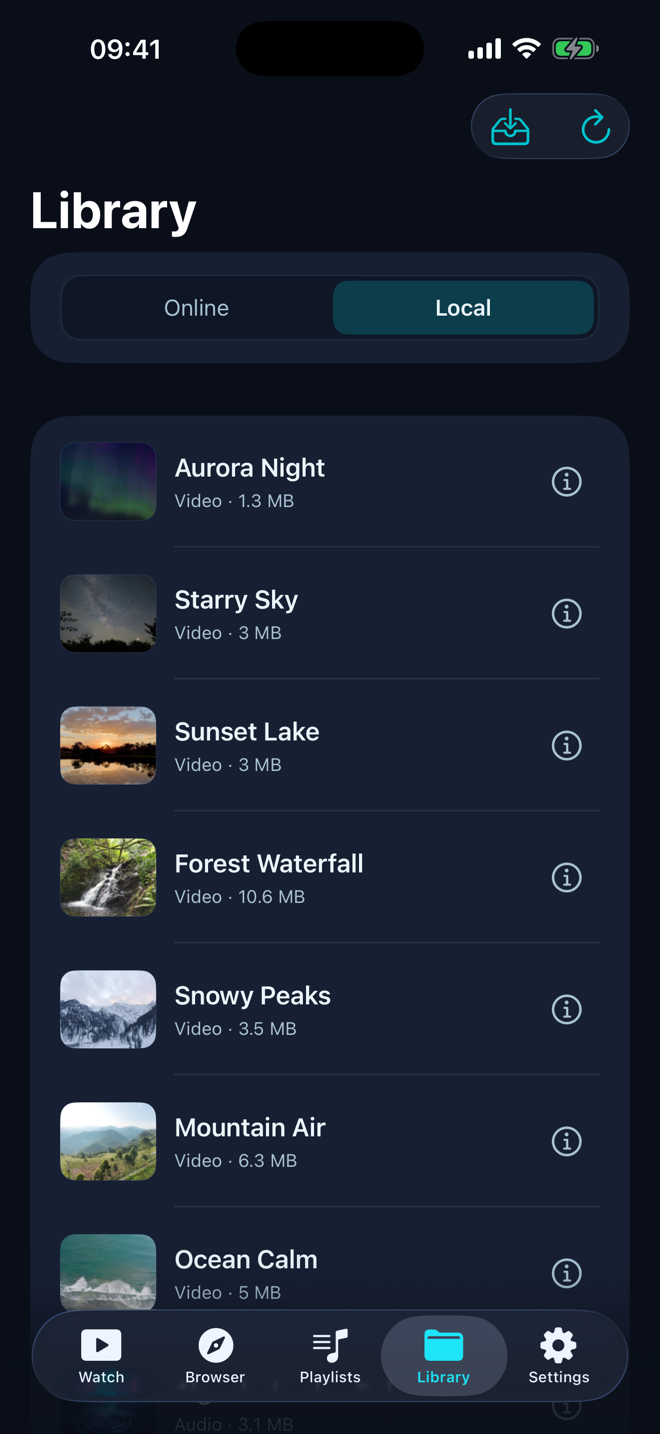 Organize a local media library